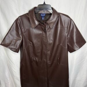 Scoop Brown Leather Jacket